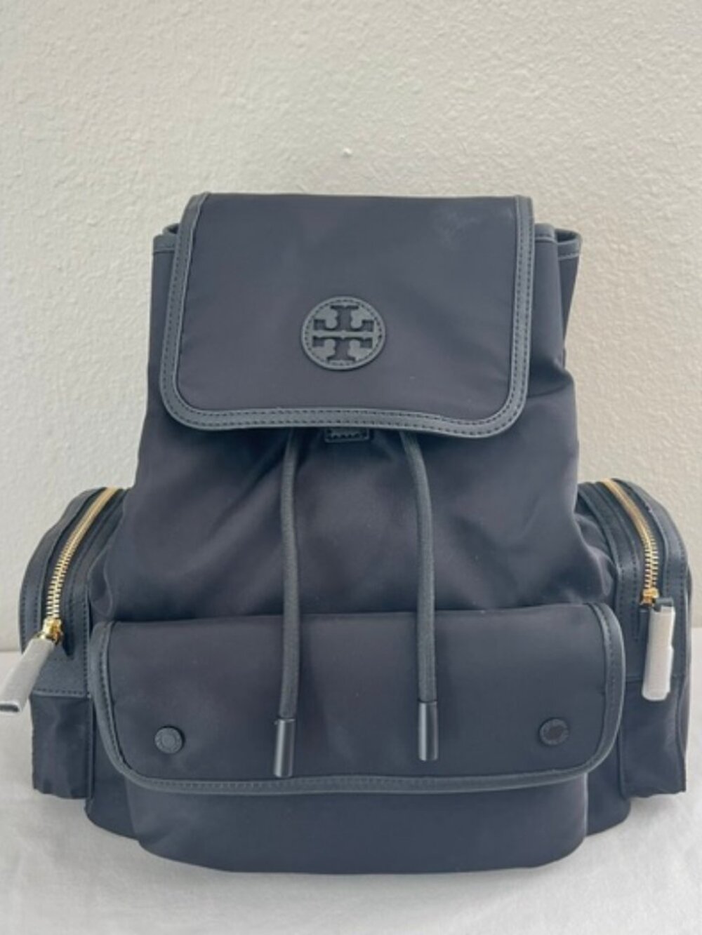 Tory Burch Scout Nylon Backpack Black - Picture 3 of 6